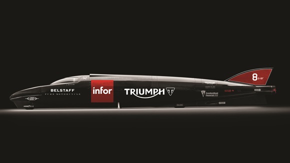 Land Speed Record トライアンフは世界最高速度樹立に向けて新たなる発進をします！