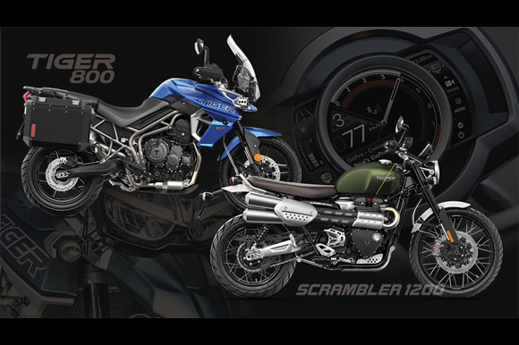 Tiger 800 シリーズ、Scrambler 1200 シリーズ 新春特別キャンペーン開催