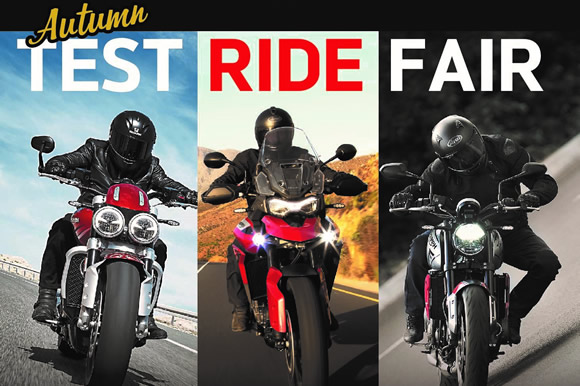 TRIUMPH「秋の試乗フェア」開催